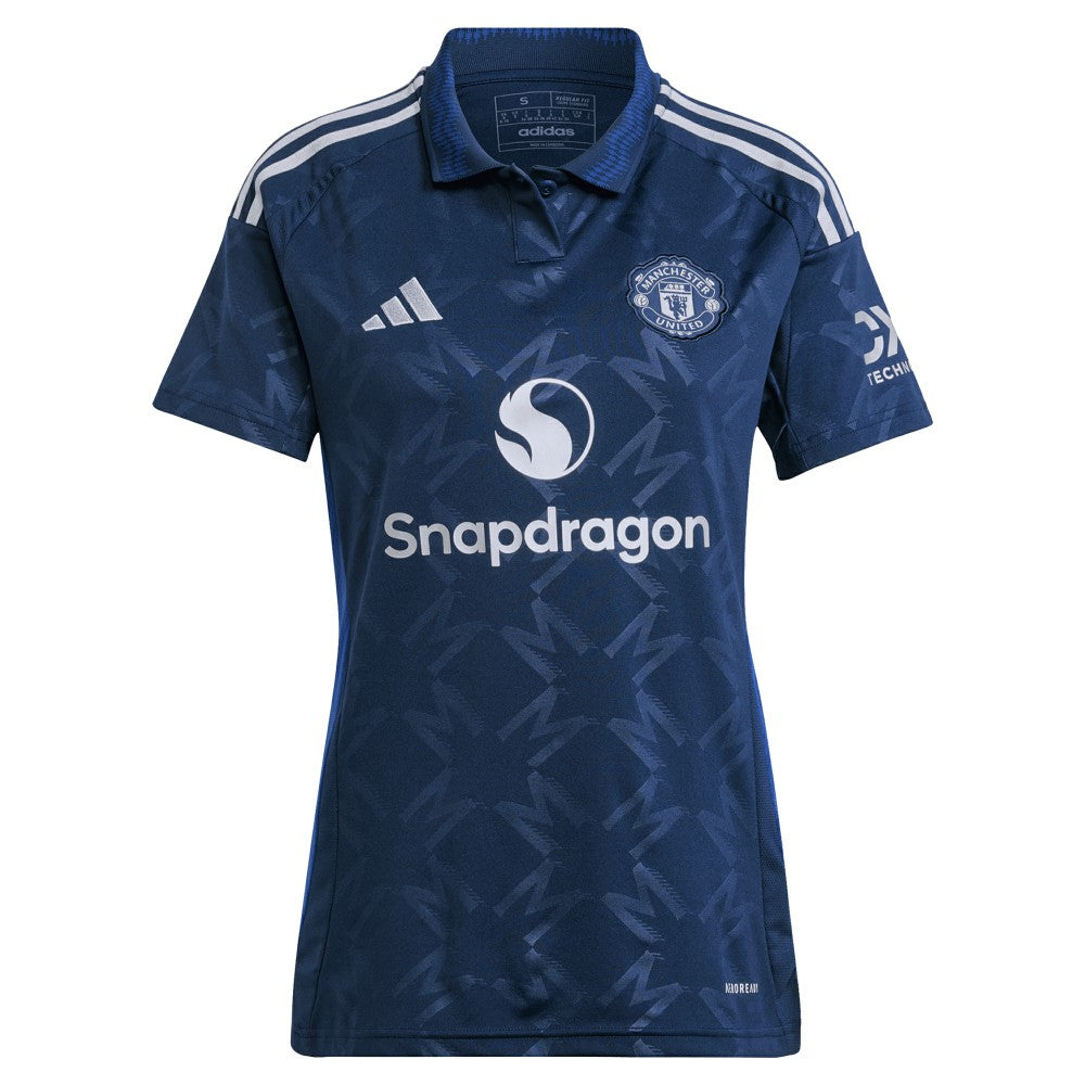 Adidas Alejandro Garnacho Manchester United Women's 2024/25 Away Replica Player Jerseys - Navy
