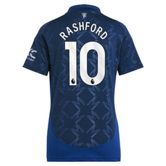 Adidas Marcus Rashford Manchester United Women's 2024/25 Away Replica Player Jerseys - Navy