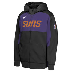 Nike - Phoenix Suns Youth Authentic On-Court Showtime Performance Full-Zip Hoodie - Black/Purple
