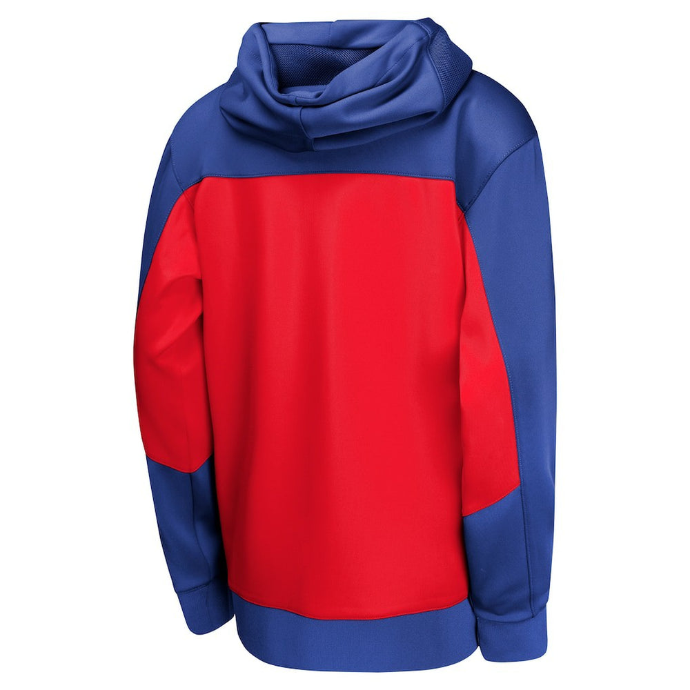 Nike - Philadelphia 76ers Youth Authentic On-Court Showtime Performance Full-Zip Hoodie - Royal/Red