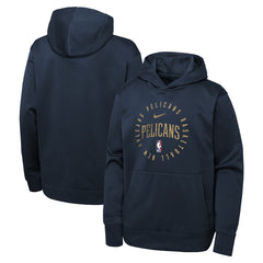 Nike - New Orleans Pelicans Youth Performance Practice Spotlight Pullover Hoodie - Navy