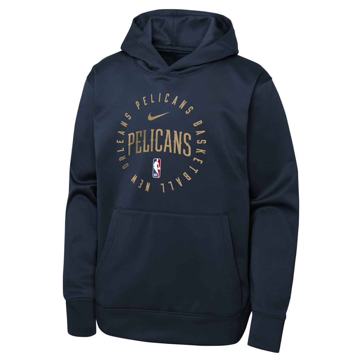 Nike - New Orleans Pelicans Youth Performance Practice Spotlight Pullover Hoodie - Navy