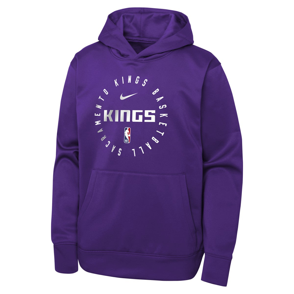 Nike - Sacramento Kings Youth Performance Practice Spotlight Pullover Hoodie - Purple