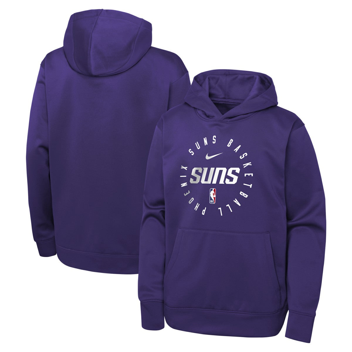 Nike - Phoenix Suns Youth Performance Practice Spotlight Pullover Hoodie - Purple