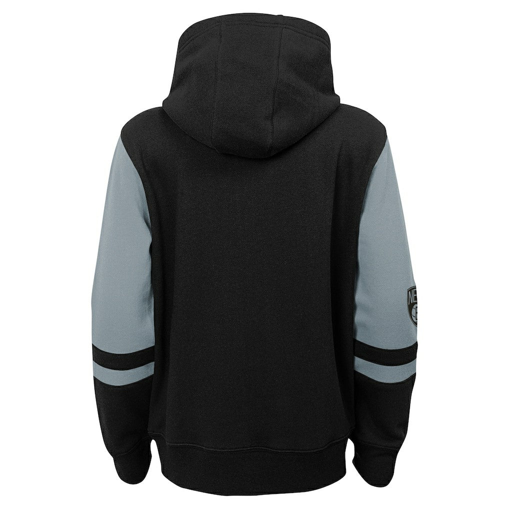 NBA - Brooklyn Nets Preschool Straight To The League Full-Zip Hoodie - Black
