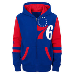 NBA - Philadelphia 76ers Preschool Straight To The League Full-Zip Hoodie - Royal