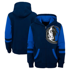 NBA - Dallas Mavericks Preschool Straight To The League Full-Zip Hoodie - Navy