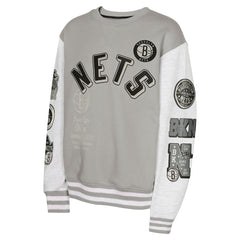 NBA - Brooklyn Nets Youth Star Treatment Pullover Sweatshirt - Gray