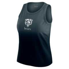 Chicago Bears WEAR by Erin Andrews x Gracie Hunt Women's Ombre Tank Top Navy - NFL