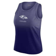 Baltimore Ravens WEAR by Erin Andrews x Gracie Hunt Women's Ombre Tank Top Purple - NFL