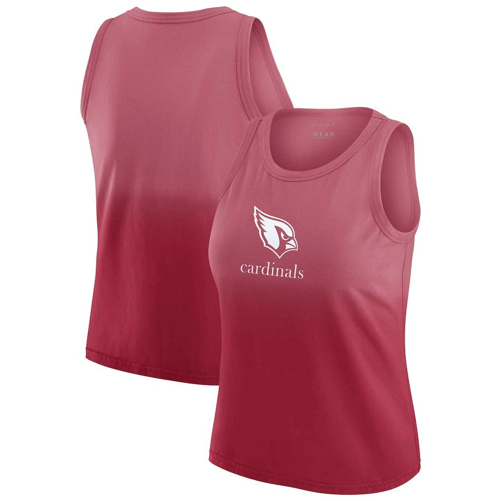 Arizona Cardinals WEAR by Erin Andrews x Gracie Hunt Women's Ombre Tank Top Cardinal - NFL