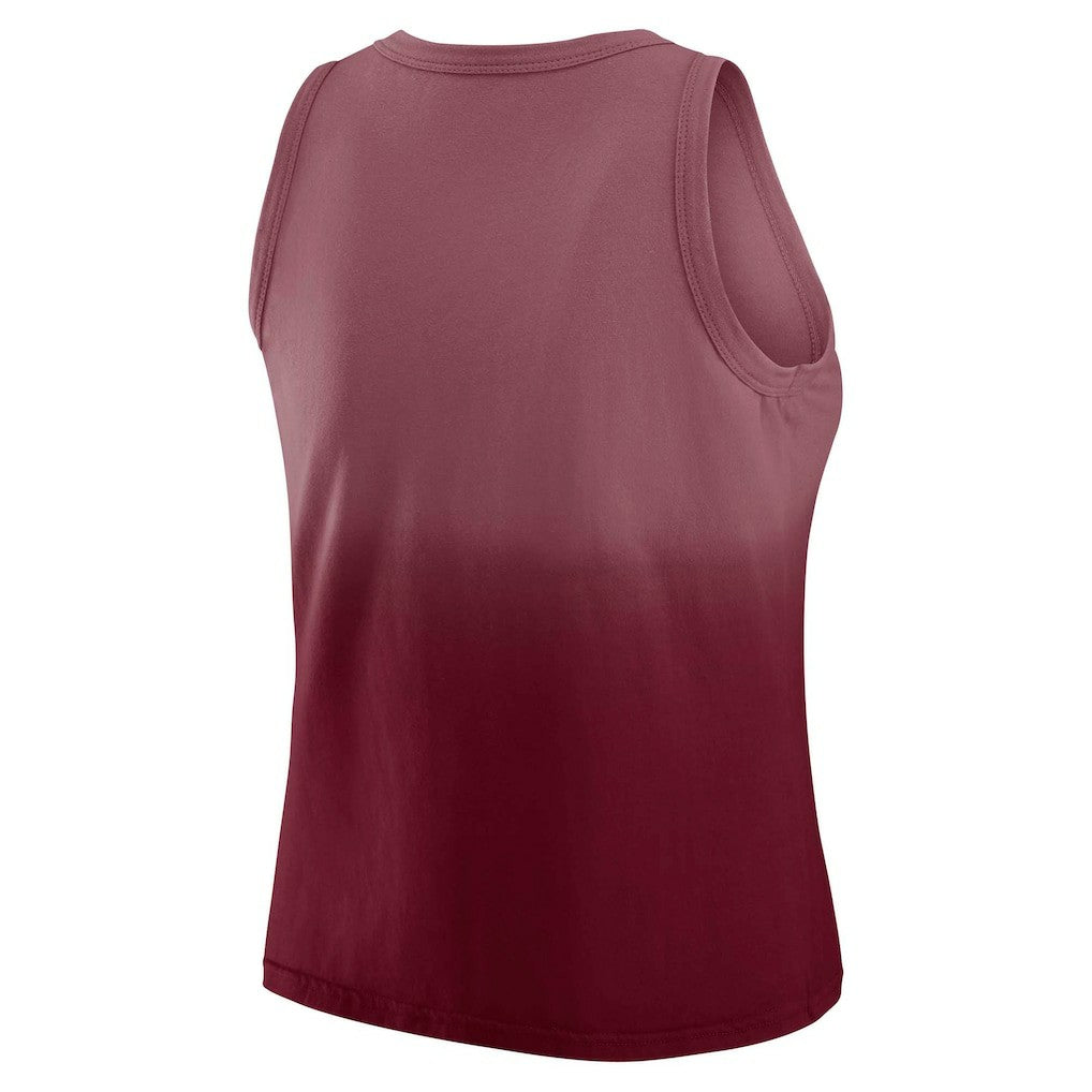 Washington Commanders WEAR by Erin Andrews x Gracie Hunt Women's Ombre Tank Top Burgundy - NFL