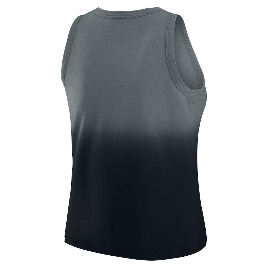 Carolina Panthers WEAR by Erin Andrews x Gracie Hunt Women's Ombre Tank Top Black - NFL
