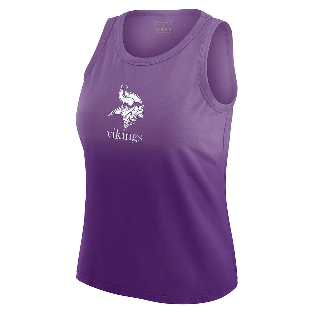 Minnesota Vikings WEAR by Erin Andrews x Gracie Hunt Women's Ombre Tank Top Purple - NFL