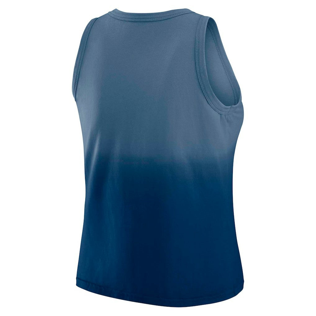 Indianapolis Colts WEAR by Erin Andrews x Gracie Hunt Women's Ombre Tank Top Heather Navy - NFL