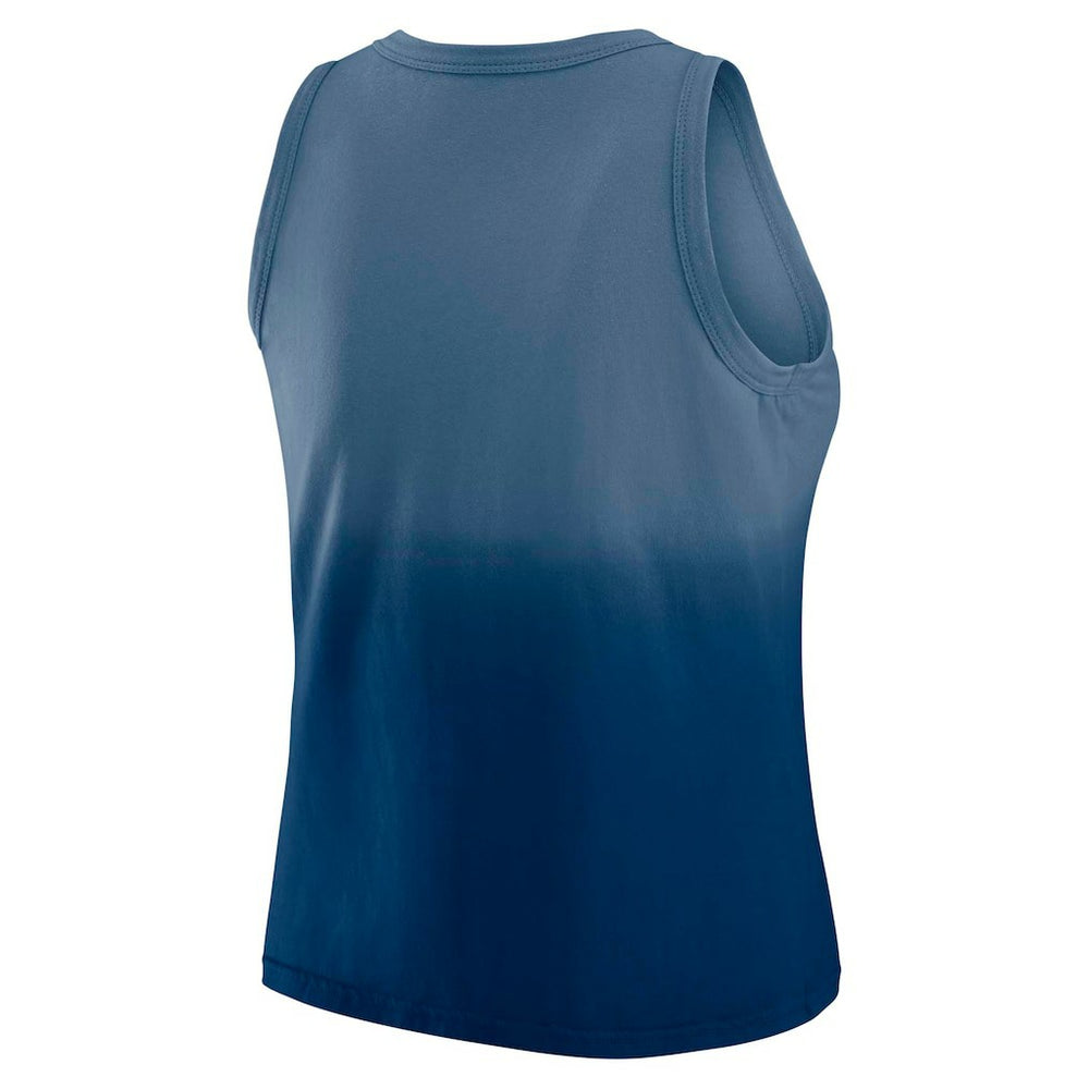 Indianapolis Colts WEAR by Erin Andrews x Gracie Hunt Women's Ombre Tank Top Heather Navy - NFL