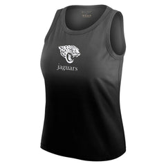 Jacksonville Jaguars WEAR by Erin Andrews x Gracie Hunt Women's Ombre Tank Top Black - NFL