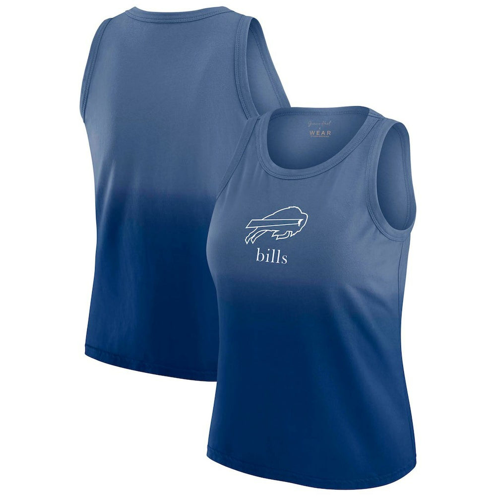 Buffalo Bills WEAR by Erin Andrews x Gracie Hunt Women's Ombre Tank Top Royal - NFL