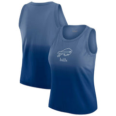 Buffalo Bills WEAR by Erin Andrews x Gracie Hunt Women's Ombre Tank Top Royal - NFL