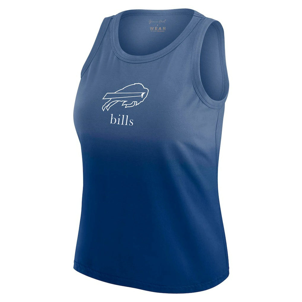 Buffalo Bills WEAR by Erin Andrews x Gracie Hunt Women's Ombre Tank Top Royal - NFL