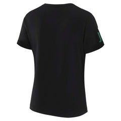 New York Jets WEAR by Erin Andrews x Gracie Hunt Women's Draft Me Lace-Up T-Shirt Black - NFL