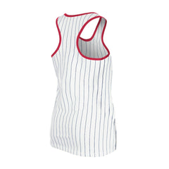 Cleveland Guardians New Era Women's Gameday Pinstripe Tank Top Clearance