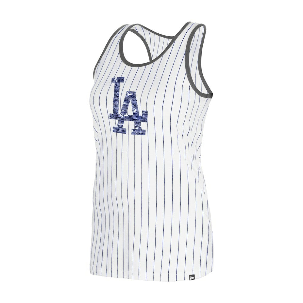 Los Angeles Dodgers New Era Women's Gameday Pinstripe Tank Top Near Me