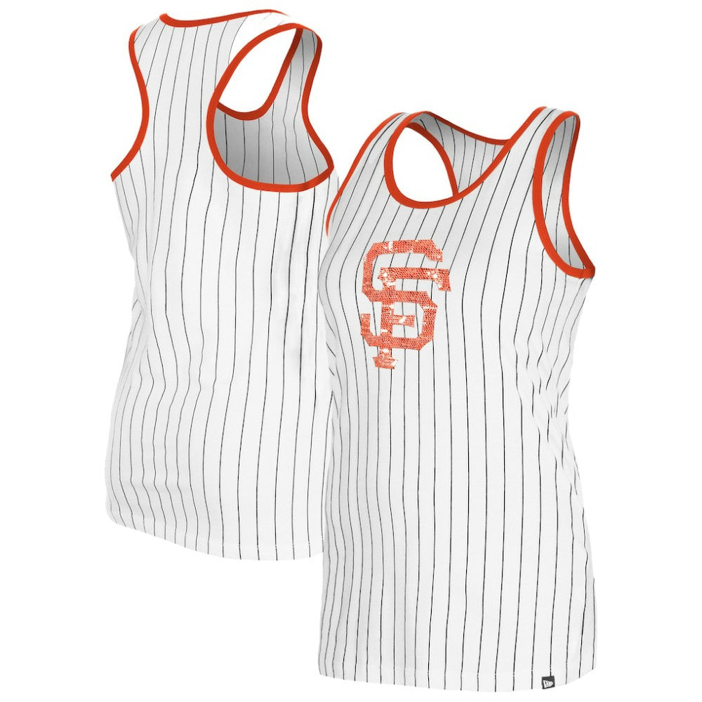 San Francisco Giants New Era Women's Gameday Pinstripe Tank Top Near Me