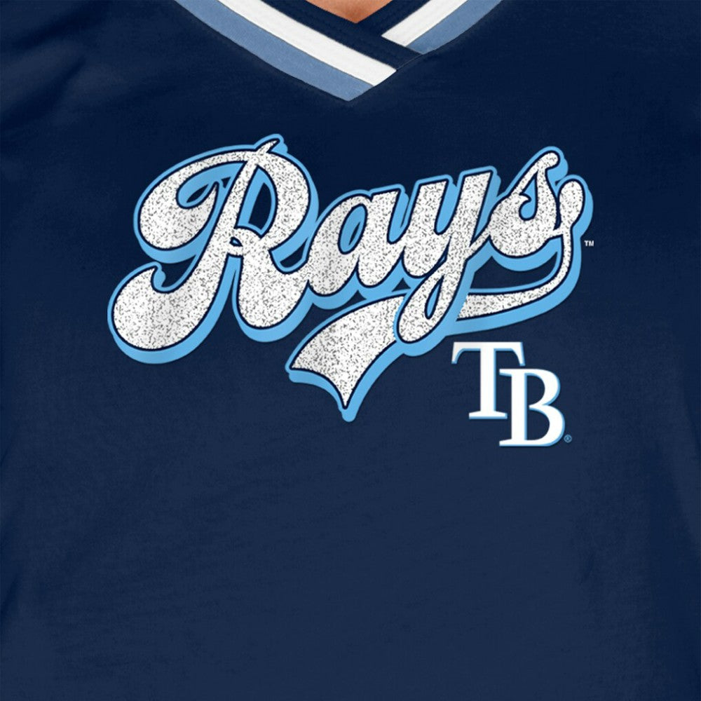 Tampa Bay Rays New Era Women's Gameday Raglan V-Neck T-Shirt On Sale