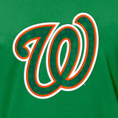 Washington Nationals New Era St. Patrick's Day Shamrock Fill T-Shirt On Sale