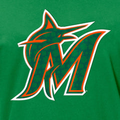 Miami Marlins New Era St. Patrick's Day Shamrock Fill T-Shirt Online