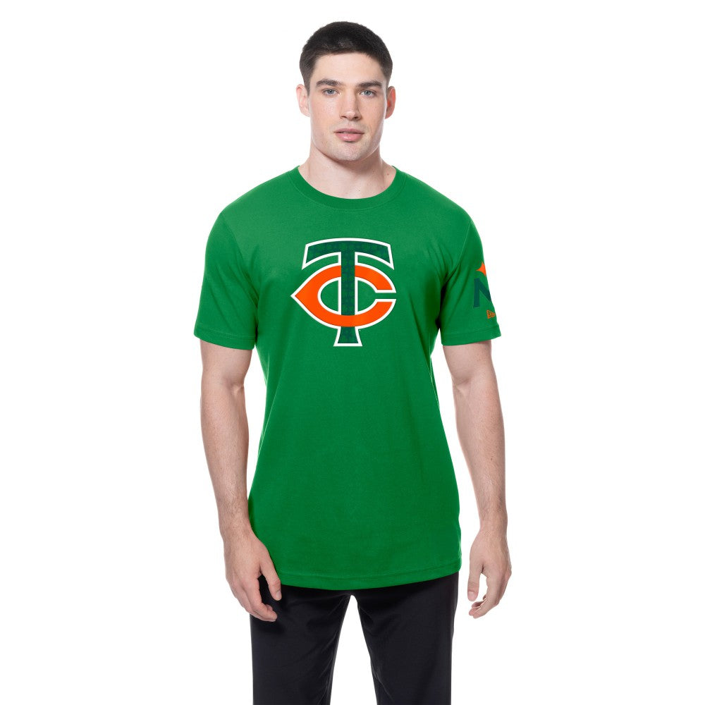 Minnesota Twins New Era St. Patrick's Day Shamrock Fill T-Shirt Online