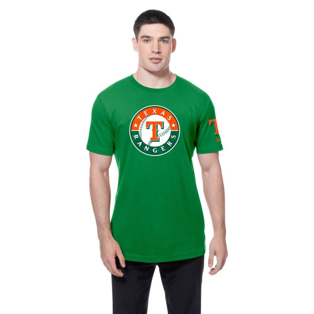 Texas Rangers New Era St. Patrick's Day Shamrock Fill T-Shirt Online