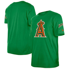 Los Angeles Angels New Era St. Patrick's Day Shamrock Fill T-Shirt Lifestyle