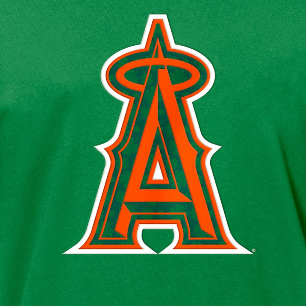 Los Angeles Angels New Era St. Patrick's Day Shamrock Fill T-Shirt Lifestyle