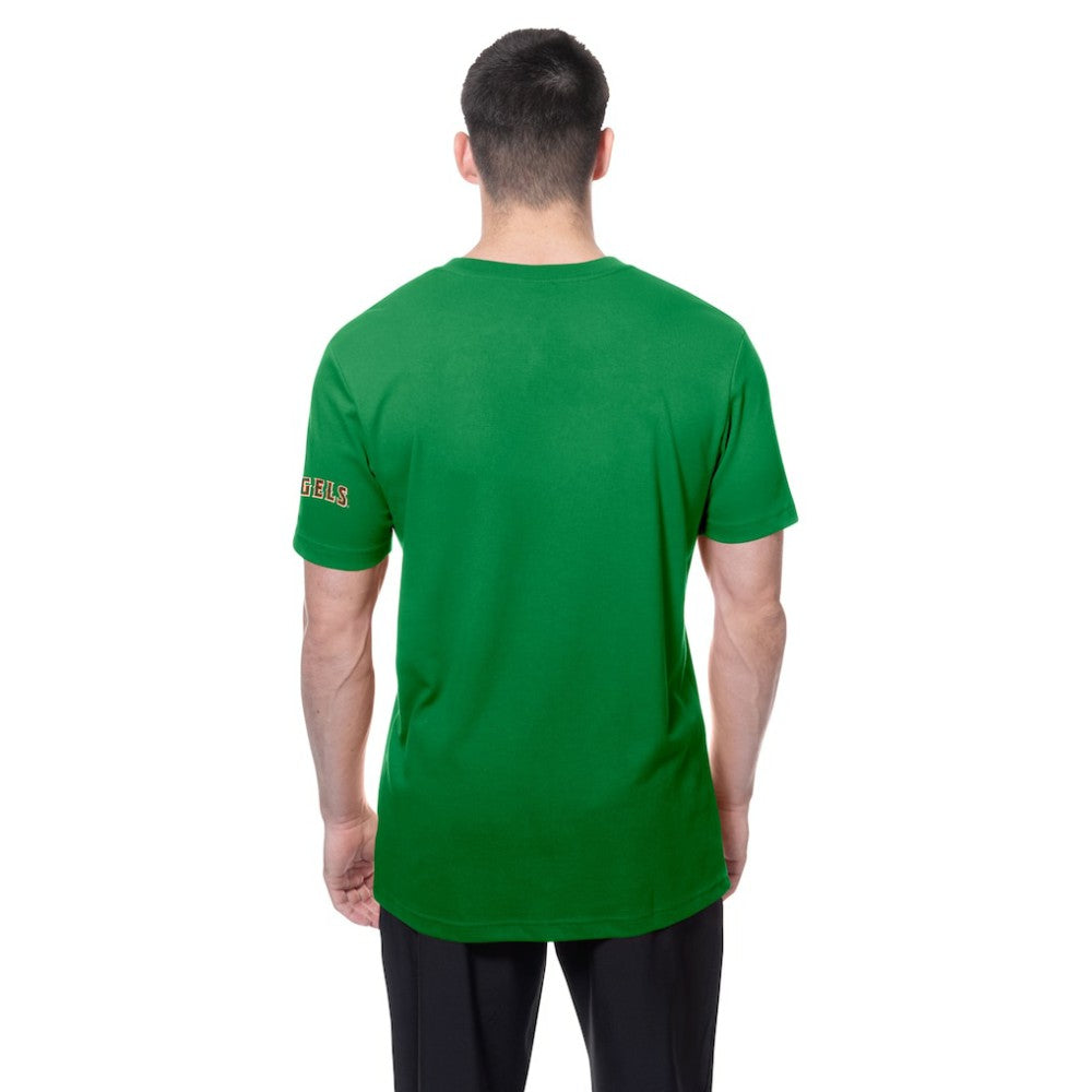 Los Angeles Angels New Era St. Patrick's Day Shamrock Fill T-Shirt Lifestyle