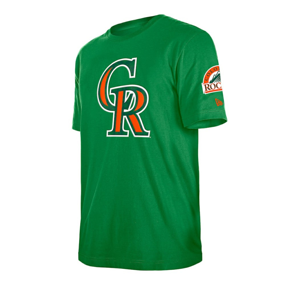 Colorado Rockies New Era St. Patrick's Day Shamrock Fill T-Shirt Sale