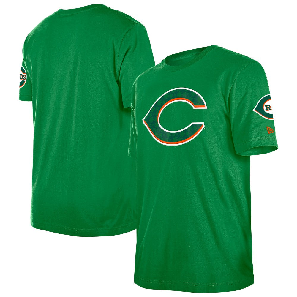 Cincinnati Reds New Era St. Patrick's Day Shamrock Fill T-Shirt Lifestyle