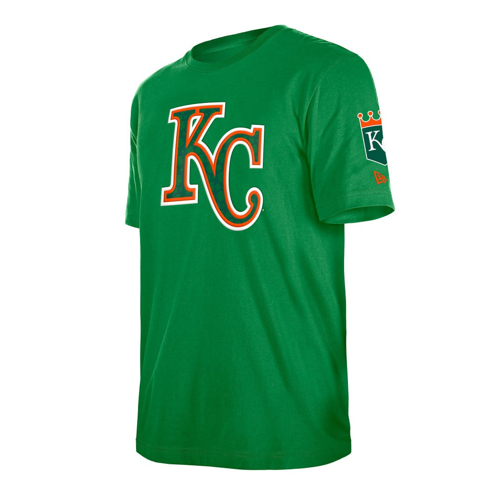 Kansas City Royals New Era St. Patrick's Day Shamrock Fill T-Shirt for sale