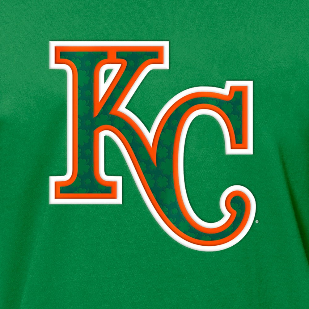 Kansas City Royals New Era St. Patrick's Day Shamrock Fill T-Shirt for sale