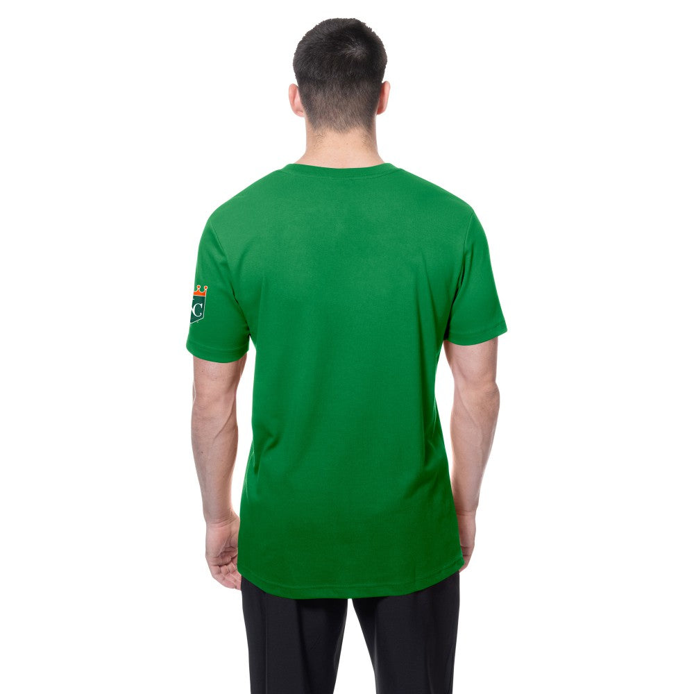 Kansas City Royals New Era St. Patrick's Day Shamrock Fill T-Shirt for sale