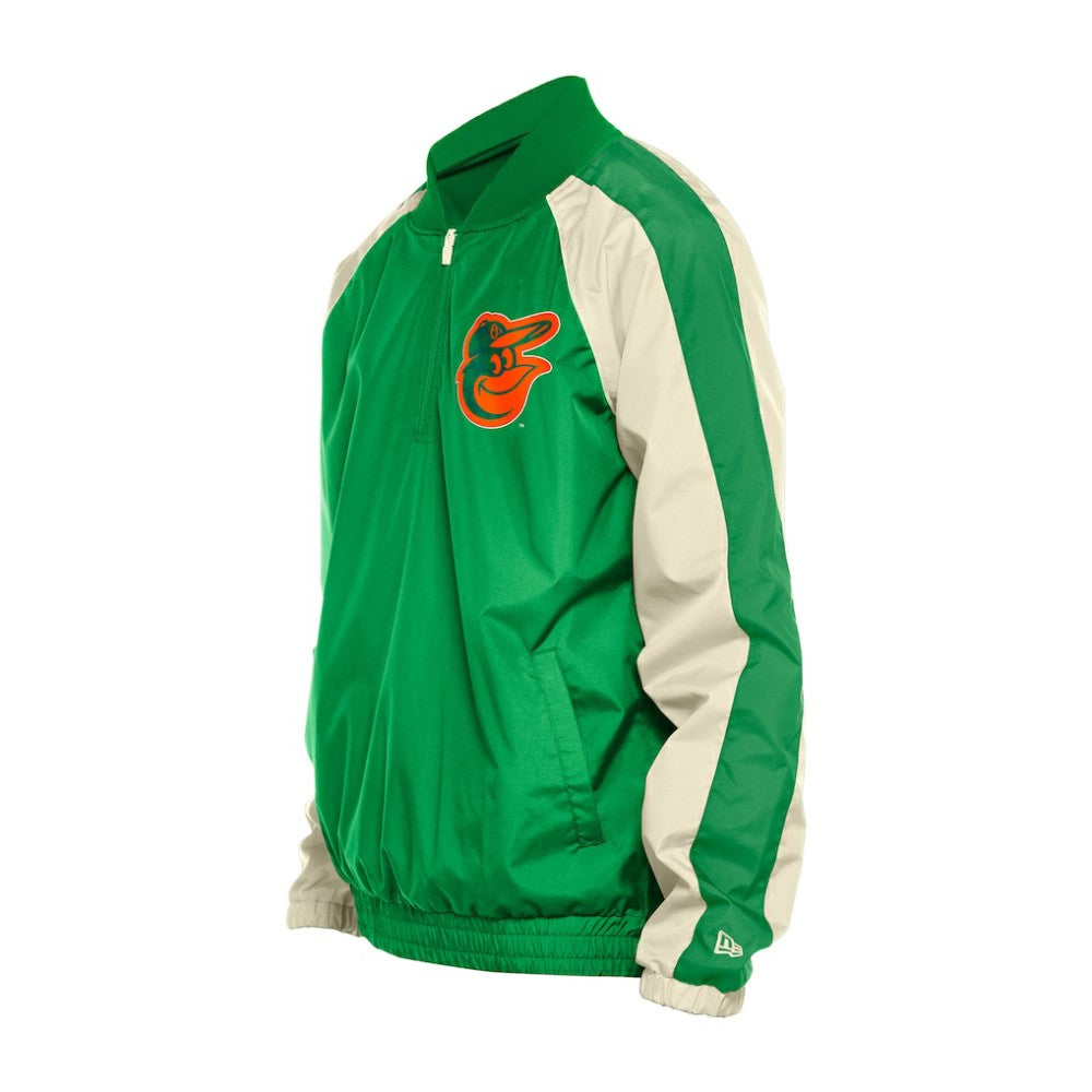 Baltimore Orioles New Era St. Patrick's Day Ripstop Raglan Quarter-Zip Windbreaker Online