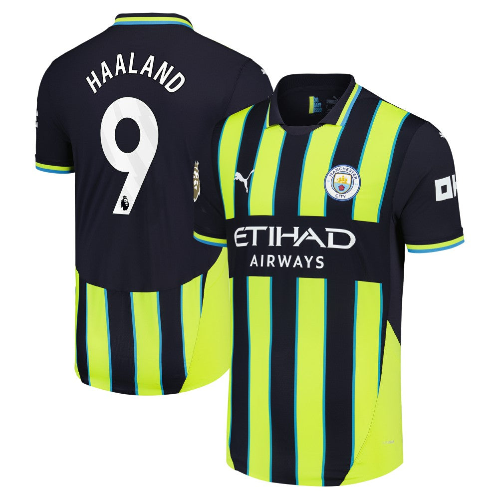 Puma Erling Haaland Manchester City 2024/25 Away Player Jerseys - Navy