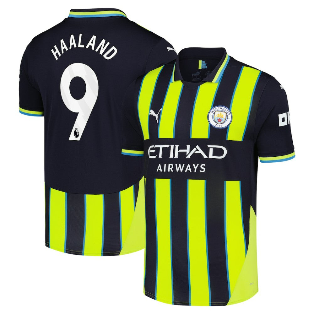 Puma Erling Haaland Manchester City 2024/25 Away Replica Player Jerseys - Navy