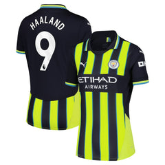 Puma Erling Haaland Manchester City Women's 2024/25 Away Replica Player Jerseys - Navy