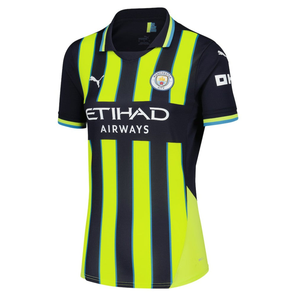 Puma Erling Haaland Manchester City Women's 2024/25 Away Replica Player Jerseys - Navy