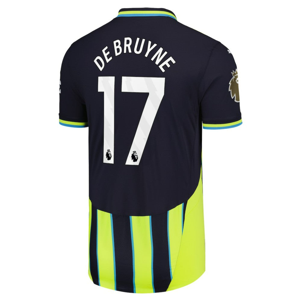 Puma Kevin De Bruyne Manchester City 2024/25 Away Player Jerseys - Navy