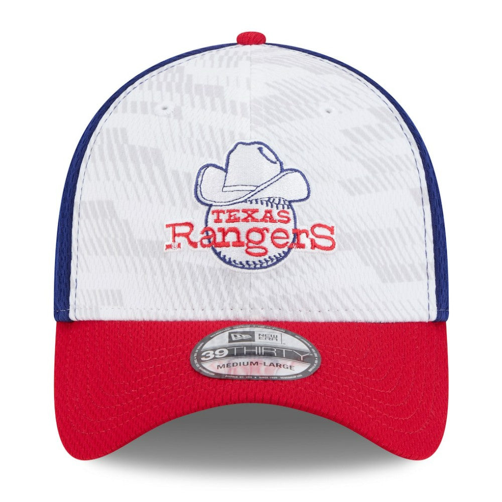 Texas Rangers New Era 2025 MLB Clubhouse 39THIRTY Flex Hat Near Me