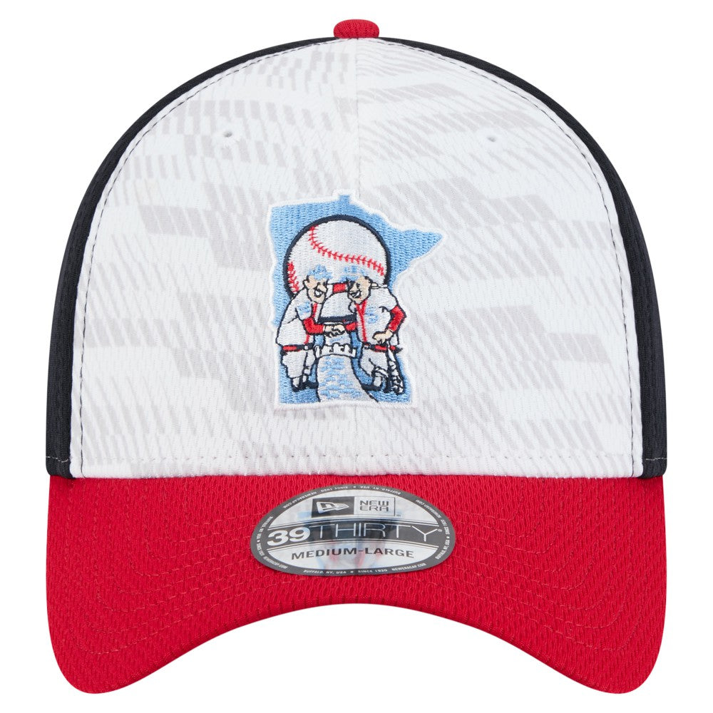 Minnesota Twins New Era 2025 MLB Clubhouse 39THIRTY Flex Hat On Sale