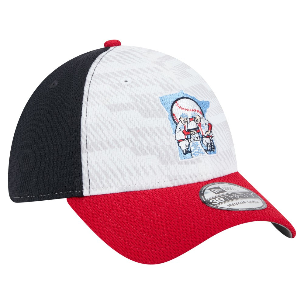 Minnesota Twins New Era 2025 MLB Clubhouse 39THIRTY Flex Hat On Sale